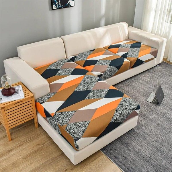 Funda De Sofá EláStica Para Sala De Estar, Funda Para CojíN De Asiento, Funda De Sofá, Funda De Sofá En Forma De L, Protector De Muebles De Sofá ExtraíBle 1Pc Normal Size-1-image