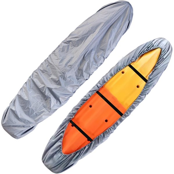 Funda Impermeable Para Kayak, Resistente A Los Rayos UV Y Al Polvo, Para Almacenamiento Al Aire Libre. S Gray-image
