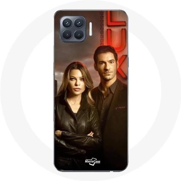 Funda Para Oppo A93 Chloe Decker Y Lucifer Morningstar-image