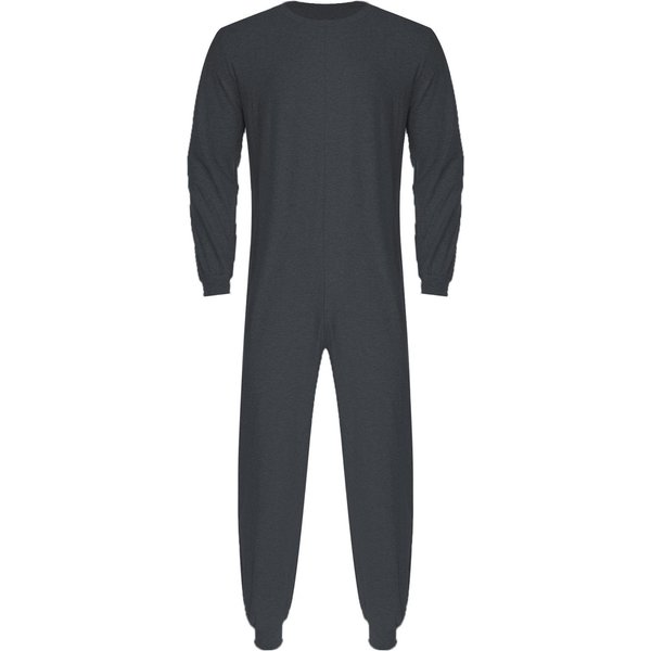 Kombinezon Adaptacyjny Unisex Z OkrąGłYm Dekoltem, DłUgim RęKawem I Zamkiem BłYskawicznym Z TyłU, DłUgie Spodnie, JednoczęśCiowy Kombinezon Dla OsóB Ze Specjalnymi Potrzebami M Black-image