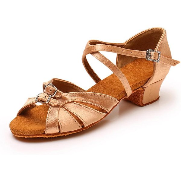 DziecięCe DziewczęCe Buty Do TańCa LatynoamerykańSkiego Damskie Buty Do TańCa Towarzyskiego Damskie Buty Do TańCa Nowoczesnego Tanga SandałY Do Salsy 26-image