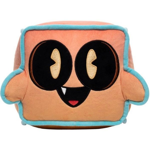 Peluche Amarillo Geometry Dash MuñEco Suave Relleno Personaje Del Juego DecoracióN Del Hogar ColeccióN Regalo Para Fans-image