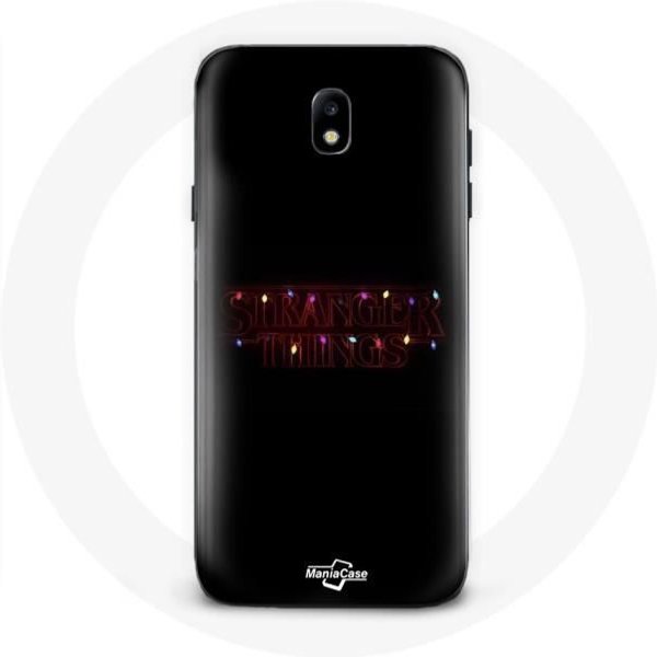 Funda Para Samsung Galaxy J3 2017 Stranger Things PóSter Logo Feliz Navidad-image