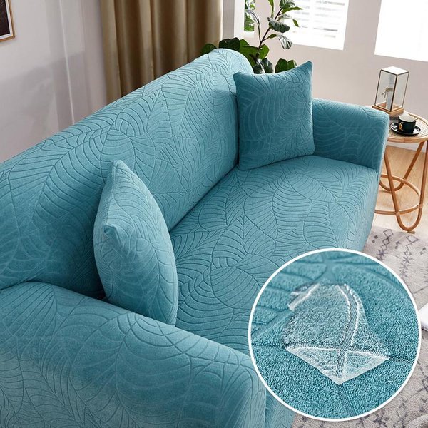 Pokrowiec Na Sofę Do Salonu Gruby Elastyczny Pokrowiec żAkardowy Na Sofę, Kanapę, Fotel 1/2/3/4-Osobowy NarożNik W KształCie Litery L 4 Seater 235-300Cm-image