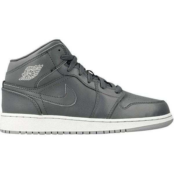 Air Jordan 1 Retro Mid GS Cool Grey Wolf Grey Trampki DziecięCe Wolf-Grey-White 554725-031 37.5 Gray-image