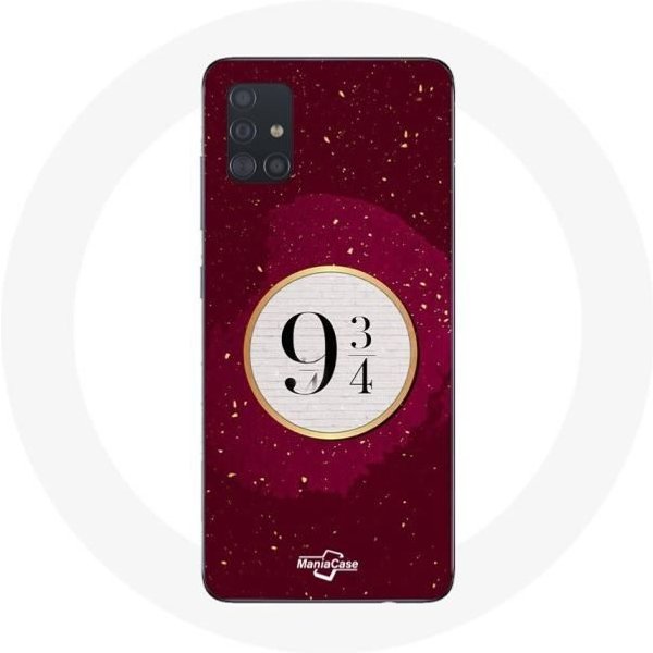 Funda - Maniacase - Galaxy A51 - Flexible - Roja - Harry Potter AndéN 9 3/4-image