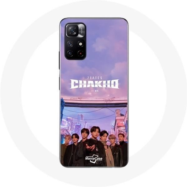 Funda Para Xiaomi Redmi Note 11S 5G - Bangtan Sonyeondan - BTS PóSter - Flexible - Blanco - Unisex-image