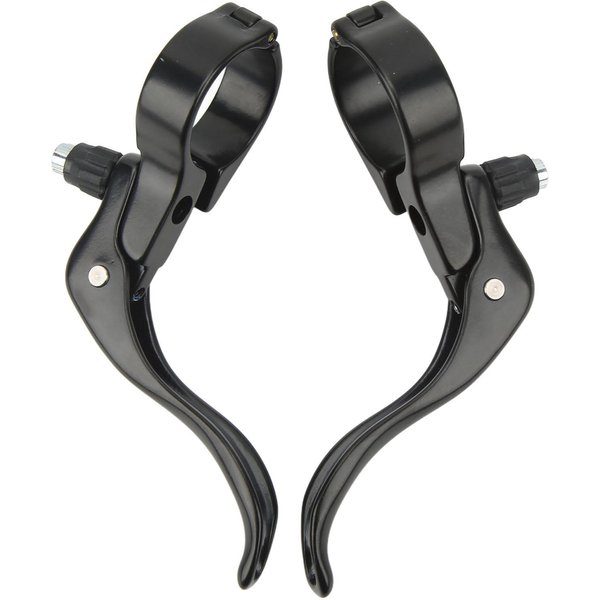 1 Para Klamki Hamulcowe Rowerowe Stop Aluminium Ergonomiczne Uniwersalne DźWignie Hamulcowe Do Roweru GóRskiego Szosowego Dla-image