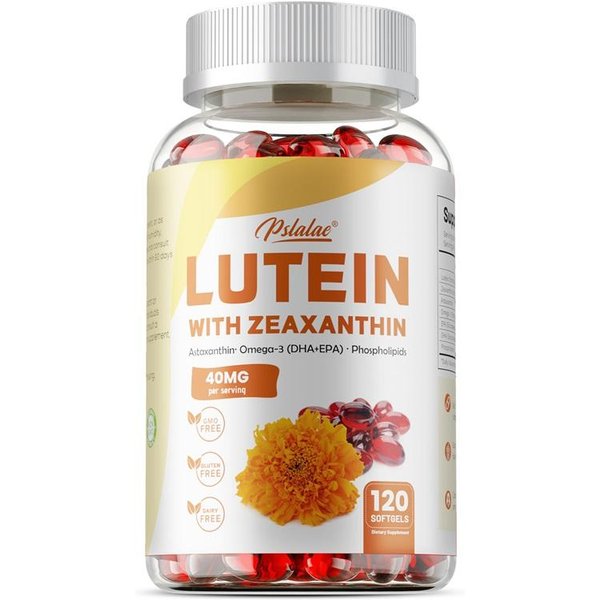 CáPsulas Blandas De LuteíNa Y Zeaxantina De Alto Contenido, 40 Mg, NutricióN De Extracto Vegetal Natural, Apto Para Adultos. 120*1-image