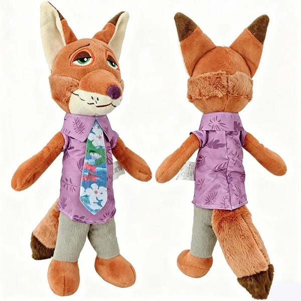 Zootopia 2 Pluszowa Zabawka Anime KróLik Judy Hopps Lalka Lis Nick Wilde Lalka Pluszowa MięKka Lalka Prezent Na Urodziny Dziecka Najnowszy Rocznik Prezent-image