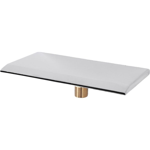 DesagüE De Cascada De Acero Inoxidable, CañO De BañEra, Rosca Macho G1 2, Fuente De Cascada Rectangular Para Piscina, Estanque,-image