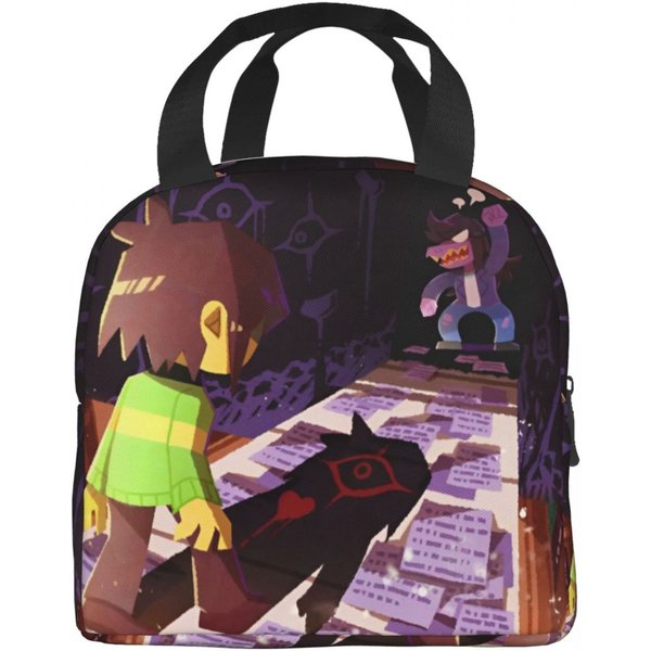 Deltarune CapíTulo 3 Videojuegos Merch Bolsa De Almuerzo TéRmica Para Viaje Almacenamiento Cajas De Comida Nevera Reutilizable Fiambrera TéRmica Option 1-image