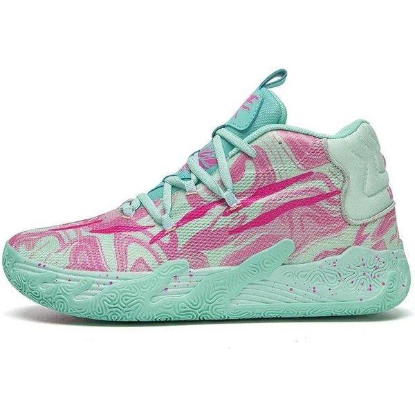 MęSkie Buty Do KoszykóWki Na Boisko AntypośLizgowe Oryginalne OddychająCe Damskie Buty Do KoszykóWki Luksusowe Unisex Streetwearowe TenisóWki 39 Pink-image