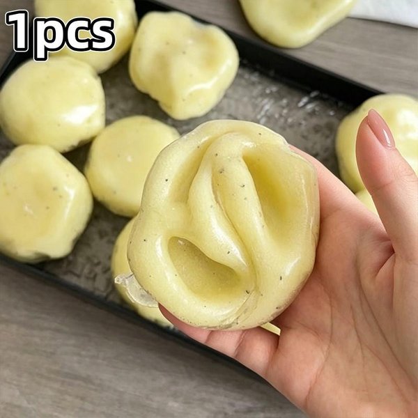 RęCznie Robiony Squishy Puree Ziemniaczane PiłEczka Anty Stresowa Lody Piasek Ziemniaki Bez Odbicia ŚCiskanie Fidget Zabawka Asmr Sensoryczne Zabawki Anty Stresowe Black-image