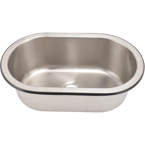 Zlewozmywak Barowy Ze Stali Nierdzewnej 304, Owalny, Z Otworem OdpłYwowym 40 Mm Do łOdzi, Przyczepy Kempingowej, Kampera Gray-image