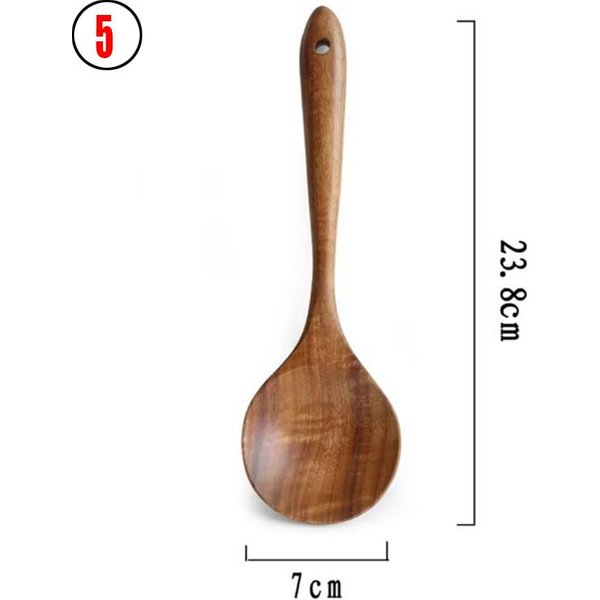 35Cm Drewniana ŁYżKa Do Zupy DużA ŁYżKa Do Zupy DłUgi Uchwyt Przybory Kuchenne Zastawa StołOwa ŁYżKi StołOwe Do Serwowania Dom Do Gotowania-image