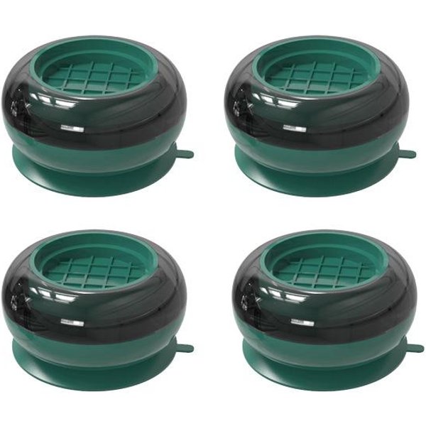 4 Almohadillas AntivibracióN Para Pies, Patas De Goma, Antideslizantes, Silenciosas, Para Lavadora, FrigoríFico, Soporte De Mesa, Amortiguadores-image