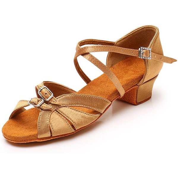 DziecięCe DziewczęCe Buty Do TańCa LatynoamerykańSkiego Damskie Buty Do TańCa Towarzyskiego Damskie Buty Do TańCa Nowoczesnego Tanga SandałY Do Salsy 34-image