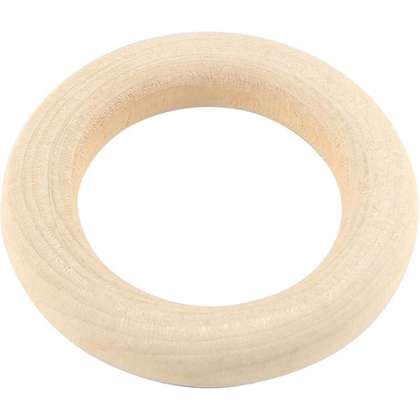 20 Piezas Anillos De Madera Natural Sin Acabar Madera Redonda DIY ArtesaníA Accesorio Para Hacer JoyeríA Nuevo-image