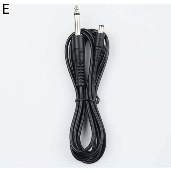 Silikonowy MięKki Kabel RCA DC Do TatuażU ZłąCze RCA Silikonowy Kabel Klipsowy Do TatuażU PrzewóD Odpowiedni Do Pistoletu Do TatuażU Maszynki Rotacyjnej Do TatuażU E Gray-image