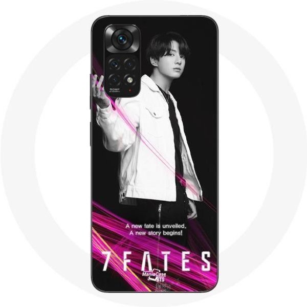 Coque Pour Xiaomi Redmi Note 11 4G Bangtan Sonyeondan 7 Fates Chakho Avec BTS Jungkook Concept Photo-image
