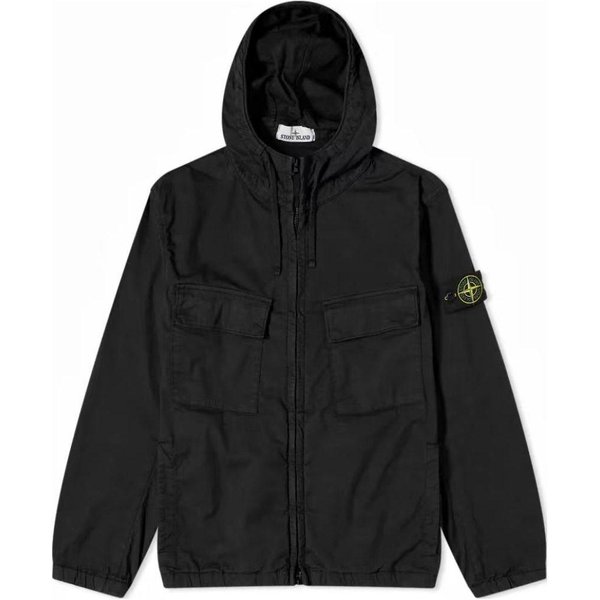 Stone Island Klasyczna Kurtka Z Kapturem Na Zamek Z Logo MęSkie Kurtki 801542610-V0029 Xl-image