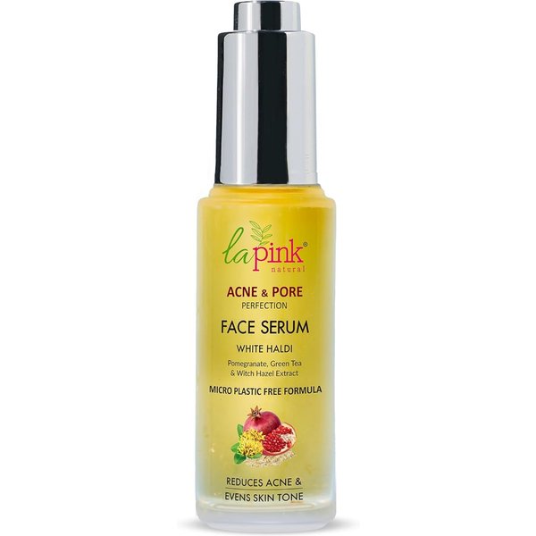 SéRum Facial La Pink Acne & Pore Perfection Con Halibut Blanco Y Té Verde | Reduce El Acné Y Unifica El Tono De La Piel | FóRmula 100 % Libre De MicropláSticos | 30 Ml-image