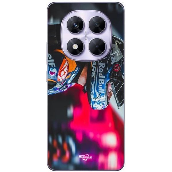 Coque Xiaomi Redmi Note 14 Pro 5G Miguel Oliveira Moto GP Fond Sombre Maniacase-image