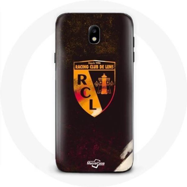 Funda - Maniacase - Samsung Galaxy J7 2017 - Flexible - ProteccióN - Lente Rcl Naranja Fondo Negro Negro-image