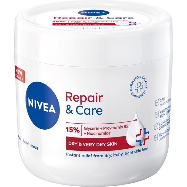 380544 Nivea Crema Multifuncional Repair & Care Hidratante Y Regeneradora 400-image
