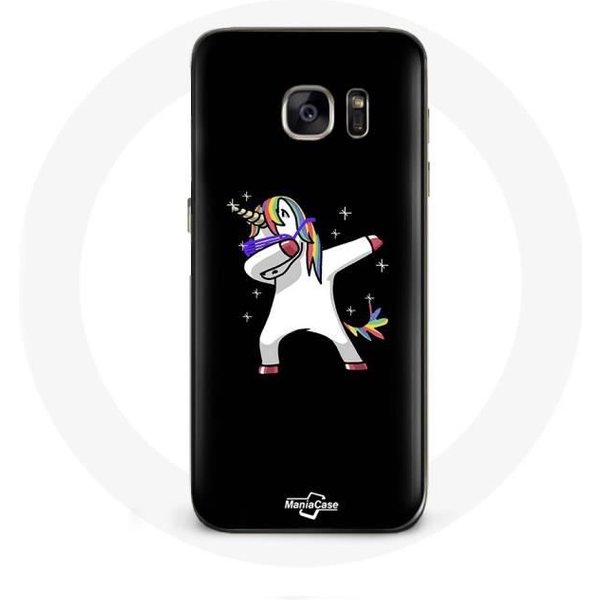 Funda - Dab - Galaxy S7 - Unicornio - Multicolor - Flexible Puro-image