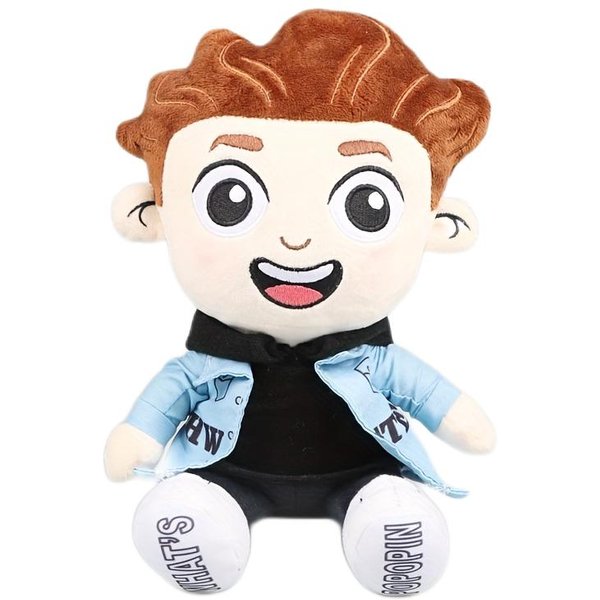Juego De 25 Cm Caylus Peluche De Juguete Dibujos Animados Lindo Ropa Azul NiñO MuñEcos De Peluche Rellenos Regalo De CumpleañOs Para Fans! 25Cm-image