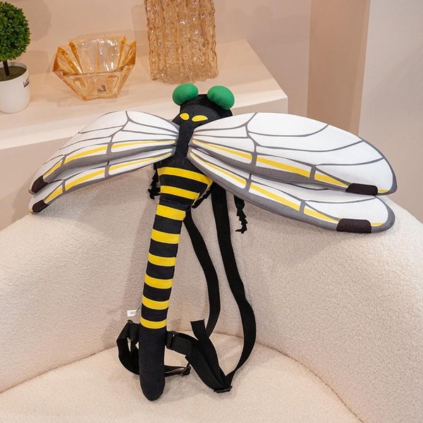 Symulacja Owada WażKa Pluszowa Zabawka KreatyśNa Modliszka Wypchana Plecak KreskóWkowa Modliszka WażKi Lalki Prezenty Urodzinowe 45Cm-55Cm-image