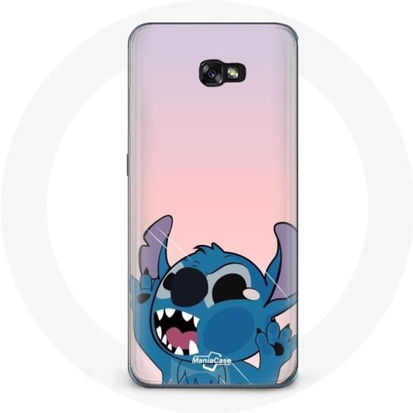 Funda - Samsung - Galaxy A3 2017 - Flexible - Rosa - DiseñO Stitch-image