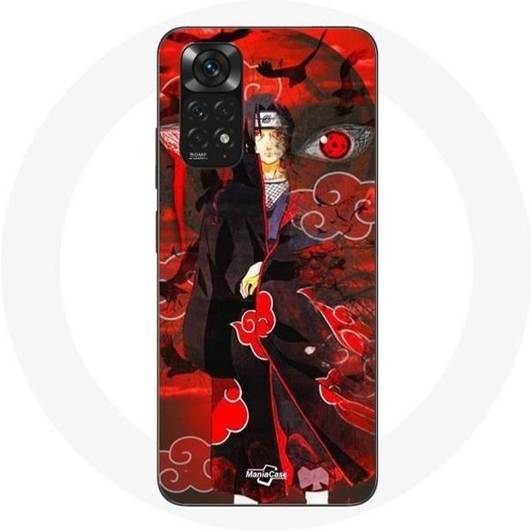 Funda Para Xiaomi Redmi Note 11S Itachi Uchiwa Naruto Anime-image