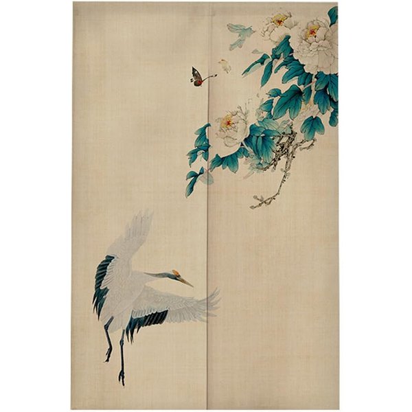 Mata Bambusowa JapońSka ZasłOna Noren ZasłOna Drzwiowa BawełNa Len ChińSki Styl ZasłOna Drzwiowa Dekoracja Okna Gobelin Zacienienie Dekoracyjny 85X150Cm-image