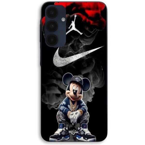 Funda Para Samsung Galaxy A16 Nike Mickey Jordan Maniacase Negro-image
