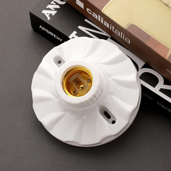 PortaláMparas E27 Innovador Y PráCtico Resistente A Altas Temperaturas PortaláMparas CeráMico Casquillo Para Bombilla Base Para LáMpara 120Mm-image