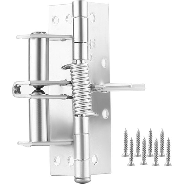 Bisagras De Puerta De Cierre AutomáTico De 4 Pulgadas Bisagra De Puerta De Resorte Bisagras De Puerta Ocultas Herrajes Para Puertas Residenciales-image