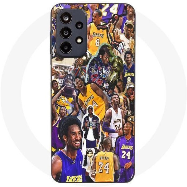 Funda - Maniacase - Samsung Galaxy A23 4G - Kobe Bryant - CampeóN NBA - Flexible Negro-image
