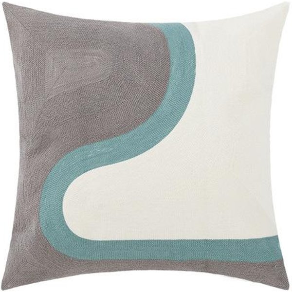 Funda De Almohada Bordada De Lona De Estilo NóRdico, Fundas De CojíN Decorativas Para Sofá, 45X45Cm /30X50Cm-image