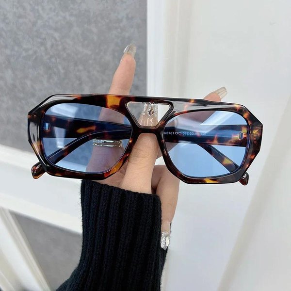 Gafas De Sol Cuadradas Color OcéAno De Moda Para Mujer Retro Lujo Gafas De Sol Femeninas DiseñAdor Vintage Espejo Gafas De Sol Para Conducir Other-image