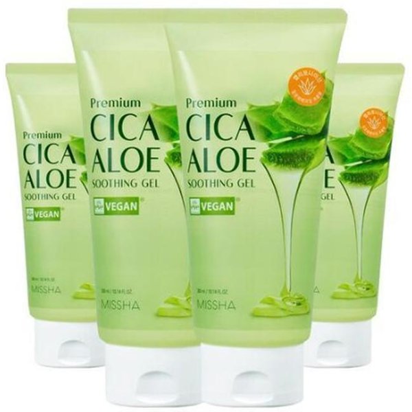 Missha Premium Cica Aloesowy żEl łAgodząCy 300Ml (4 Opcje) 4PCS Beige-image