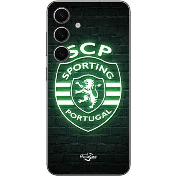 Funda - Maniacase - Samsung Galaxy S24 Plus - Sporting Portugal - Luminosa - Flexible Negro-image