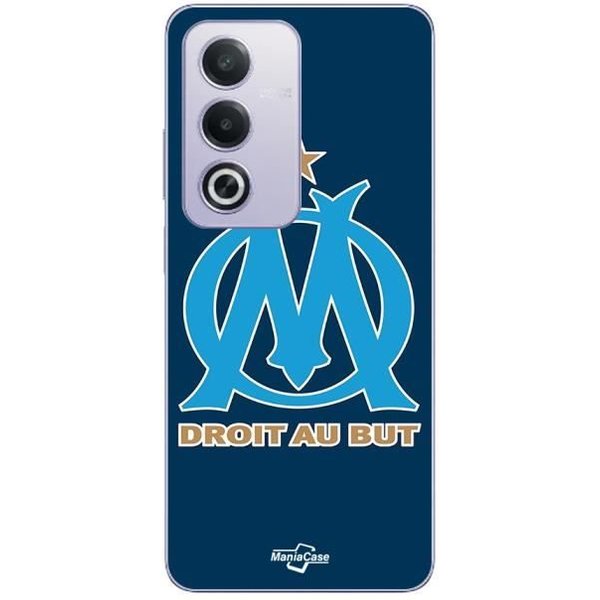 Coque - Maniacase - Oppo A80 - Logo OM Olympique De Marseille - Souple - Sportif Azul-image