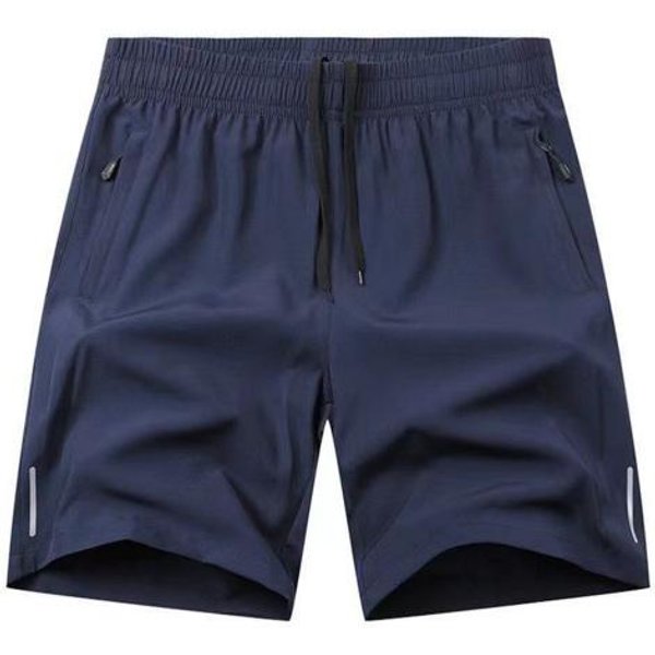 Pantalones Cortos De Playa Para Hombre, Cintura EláStica Con CordóN Ajustable, Secado RáPido, Informales, Con Bolsillos Reforzados, Ropa De Calle. 2XL Azul-image