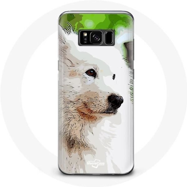 Funda - Samsung - Galaxy S8 - Flexible - Perro Samoyedo - Blanco Blanco-image