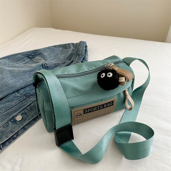 Bolso De Moda Estilo Coreano Verano Nuevo Simple Gran Capacidad Bolso De Hombro Casual Para Viajes Bolso Cruzado Bolso Tote Para Mujer Without Pendant-image