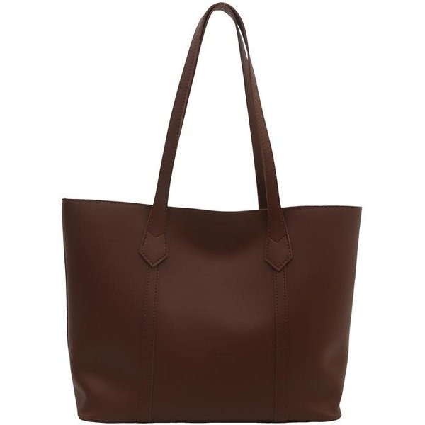 Bolso De Axila Para Mujer Nuevo Estilo Coreano Simple Gran Capacidad Suave Bolso Pitot Temperatura VersáTil Bolso De Hombro Para Viajeros Black-image
