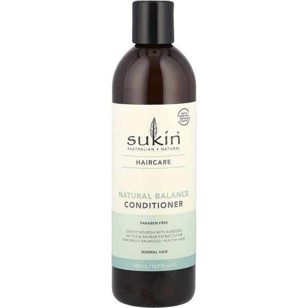 Sukin, Natural Balance Conditioner, For Normal Hair, 16.9 Fl Oz (500 Ml) White-image